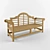 UNOPIU LUTY Bench Sofas 3D model small image 1