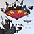 Dragonfire: Handcrafted Wrought Iron Chandelier 3D model small image 1