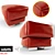 Elegant Comfort: Pouf Factory "Relotti" Milan 3D model small image 1