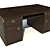 Modern Writing Desk 3D model small image 1