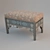 Oriental-Style Bench: 730x415x500 mm 3D model small image 2