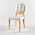 Elegant Calligaris Dining Chair 3D model small image 1