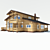 Charming Timber Retreat 3D model small image 1