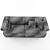 Classic Bauhaus Weimer Sofa 3D model small image 2