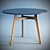 Elegant P&W-007 Dining Table 3D model small image 2