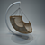 Floating Comfort: Suspended Chair 3D model small image 1