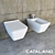 Catalano Proiezioni Toilet Bidet 3D model small image 1