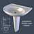 Sanita Luxe Classic Sink - Stylish and Practical 3D model small image 1