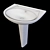 Sanita Luxe Classic Sink - Stylish and Practical 3D model small image 4