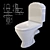 Sanita Luxe Classic Toilet Bowl 3D model small image 2