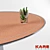 Swing Leather Side Table by KARE 3D model small image 2