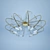 AEREO 711122: Stylish Italian Pendant Light 3D model small image 1