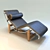 Le Corbusier Chaise Longue 3D model small image 2