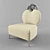 Elegant Lounge Chair: Kreslo Creazioni 3D model small image 1