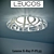 Sleek Italian Pendant Light | Leucos X-Ray P-PL35 3D model small image 1