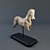 Melancholic Horse Statue 3D model small image 2