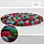 MYK Wool Ball Carpet 3D model small image 1