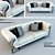 Luxury Italian Leather Sofa "Chester 3D model small image 1