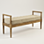 Modern Dudley Bench - Stylish and Functional 3D model small image 1