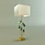 Emerald Glowing Table Lamp 3D model small image 1