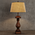 Elegant Brass Table Lamp 3D model small image 1