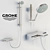 GROHE Grohetherm 2000: Shower Mixer Power & Soul 3D model small image 1