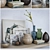 3D Decoration Set with VRay 3D model small image 1
