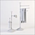 Triple Floor Towel Holder & Stand 3D model small image 2