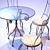 Artisan Forge Table and Chairs 3D model small image 2