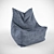 Versatile Bag Chair 3D model small image 1