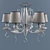 Luxury Crystal Flamingo Ceiling Light 3D model small image 1