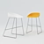 Hay Stool: Simple Elegance for Your Space 3D model small image 1