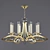Fine Art Lamps Marquise Chandelier 3D model small image 1