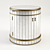 Elegant Gabriel Drum Table - MN5536 3D model small image 1