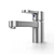 ENSEN Matte Chrome Basin Faucet 3D model small image 1