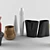 Modern Plust Vases: Nicole, Reverse, Space, Tambo, Drop 3D model small image 1