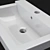 Sleek TALLEVIKEN Single Sink 3D model small image 2