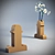 Minimalist Glass Vase 3D model small image 1