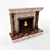 Diana Fireplace - Handcrafted Elegance 3D model small image 1