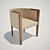 Elegant Armonia Chair: Comfort and Style 3D model small image 1