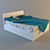 Sleek and Sturdy: Ikea MALM Bed 3D model small image 2