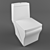 Granada Toilet: Luxurious, Elegant, and Functional 3D model small image 1