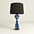 Sleek Glass Samurai Table Lamp 3D model small image 1