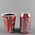 Soda Can and Coca Cola Cup 3D model small image 3