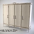 Corte Zari Tiffany Wardrobe 3D model small image 1