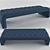 Elegant Bedside Bench 3D model small image 1