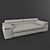 Natuzzi Avana Sofa - Stylish and Versatile 3D model small image 1