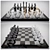 Classic Chess Set 3D model small image 1