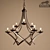 Elegant Windsung Chandelier 3D model small image 1