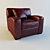 Sleek and Stylish Panther Armchair 3D model small image 1